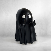 Black Middle Finger Ghost
