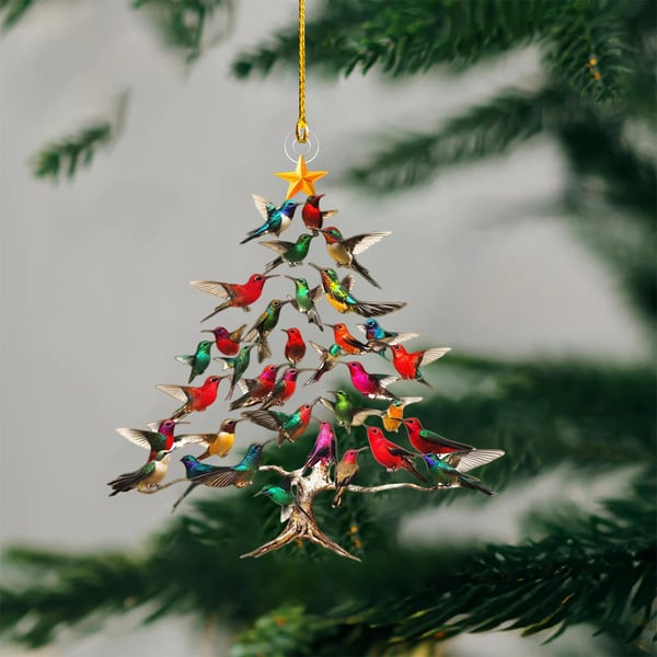 🔥Final 3 Hours: 80% OFF - 🐦🎄Hummingbird Christmas Ornament