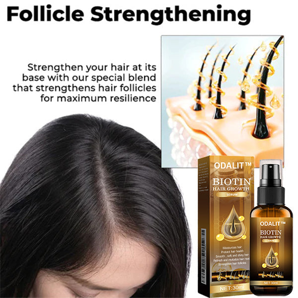 🔥Final 3 Hours: 80% OFF - ODALIT™ Biotin Hair Growth Serum