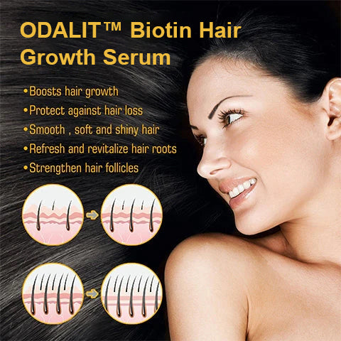 🔥Final 3 Hours: 80% OFF - ODALIT™ Biotin Hair Growth Serum