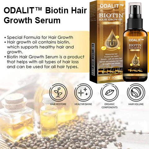 🔥Final 3 Hours: 80% OFF - ODALIT™ Biotin Hair Growth Serum