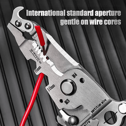 🔥Final 3 Hours: 80% OFF - 2025 New Upgrade💥Multifunctional Folding Wire Stripper-Professional Electrician Tool