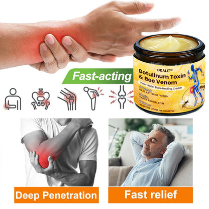 🔥Final 3 Hours: 80% OFF - ODALIT™ Botulinum Toxin & Bee Venom Pain-Relief Bone Healing Cream🐝