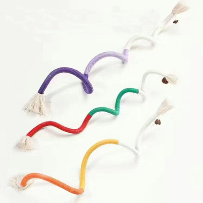 🔥Final 3 Hours: 60% OFF - 🐾 Silent & Durable Cat Toy — Safe Cotton Rope, Endless Fun
