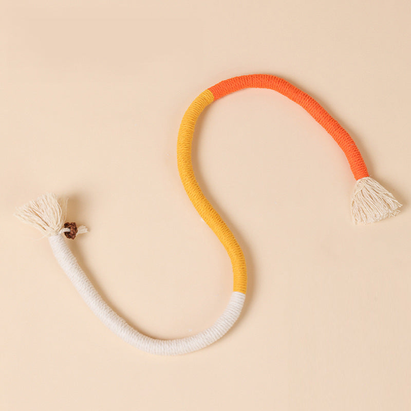 🔥Final 3 Hours: 60% OFF - 🐾 Silent & Durable Cat Toy — Safe Cotton Rope, Endless Fun