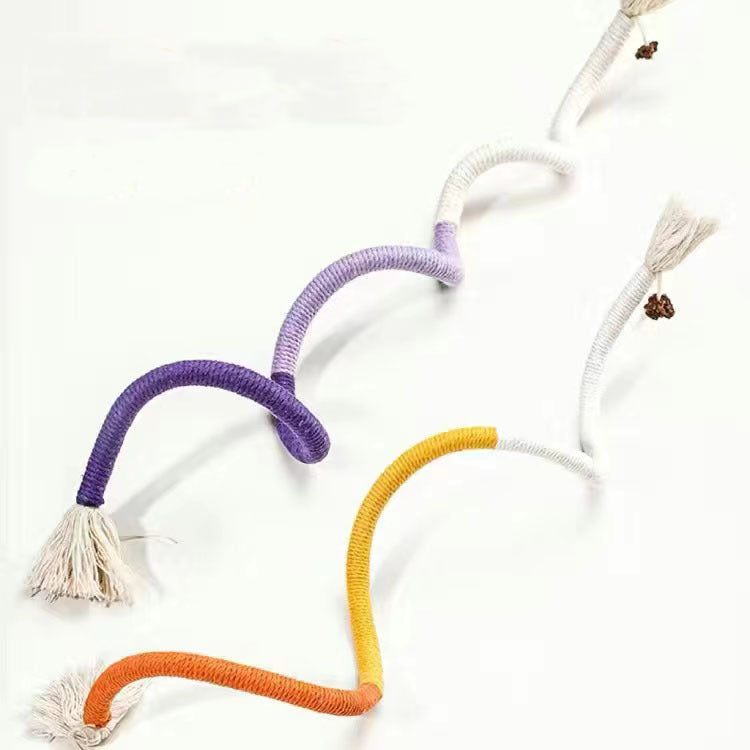 🔥Final 3 Hours: 60% OFF - 🐾 Silent & Durable Cat Toy — Safe Cotton Rope, Endless Fun