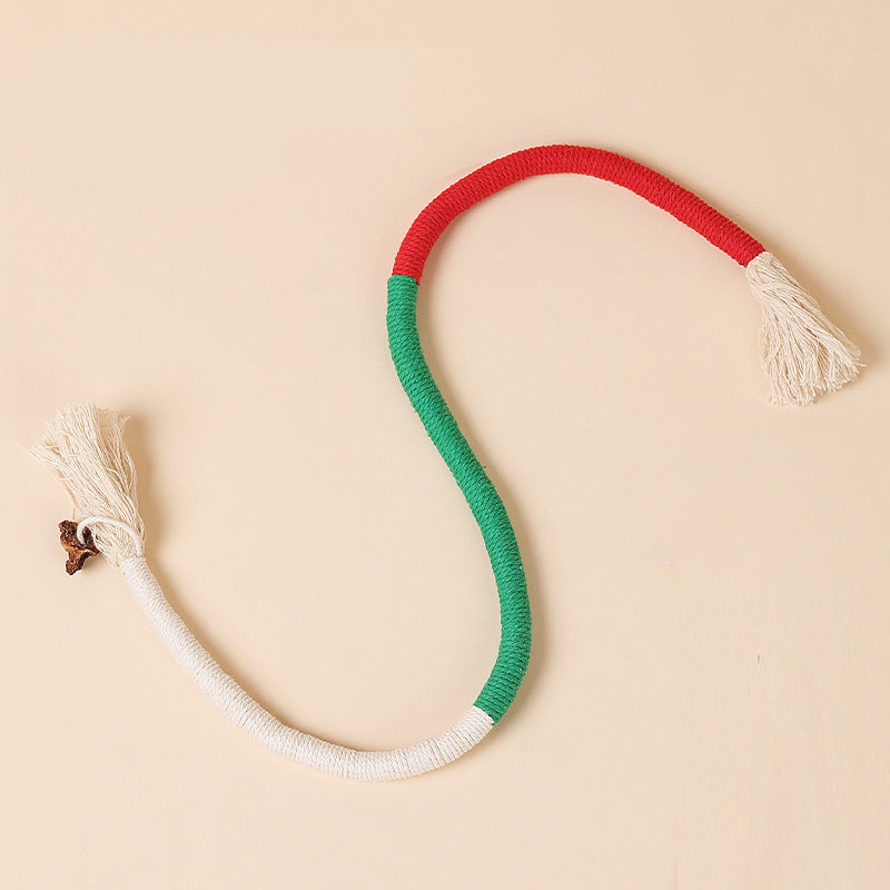 🔥Final 3 Hours: 60% OFF - 🐾 Silent & Durable Cat Toy — Safe Cotton Rope, Endless Fun