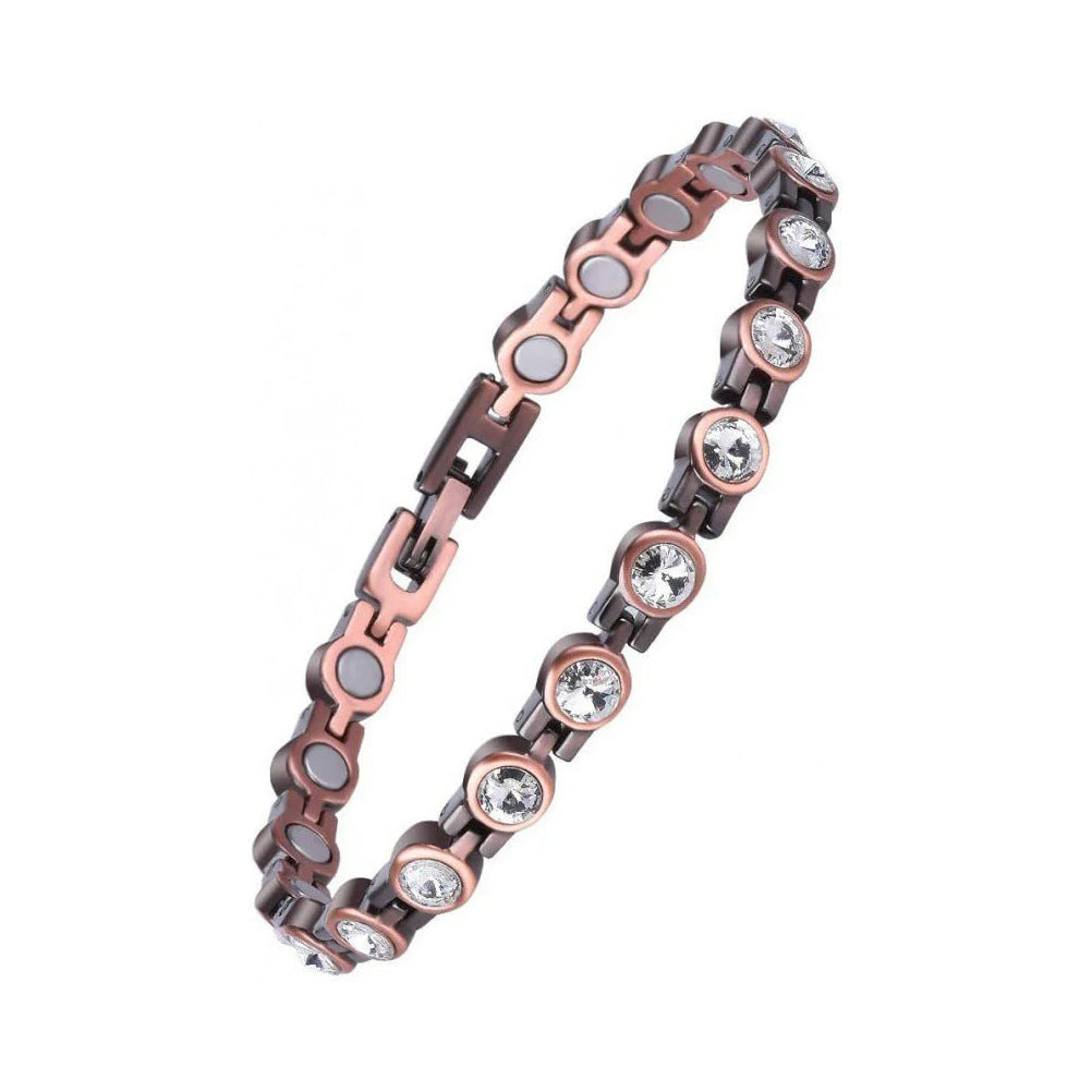 ODEIUN® Copper Bracelets for Women. Pure Copper Magnetic Bracelet with 3800 Gauss Effective Magnets